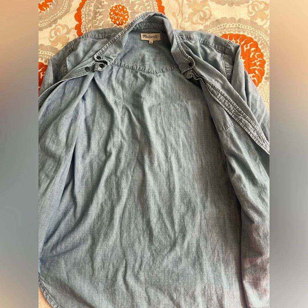 Madewell Blue Denim Textile - Picture 5 of 7